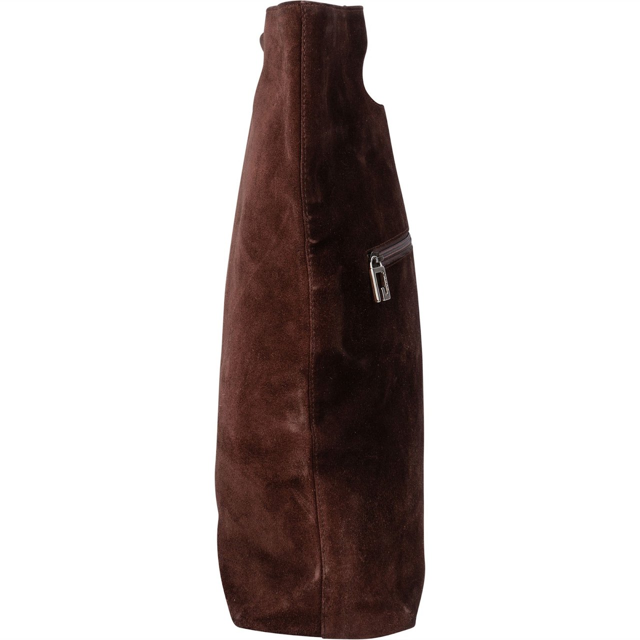Gucci Suede Shopping Tote Handbag Bruin