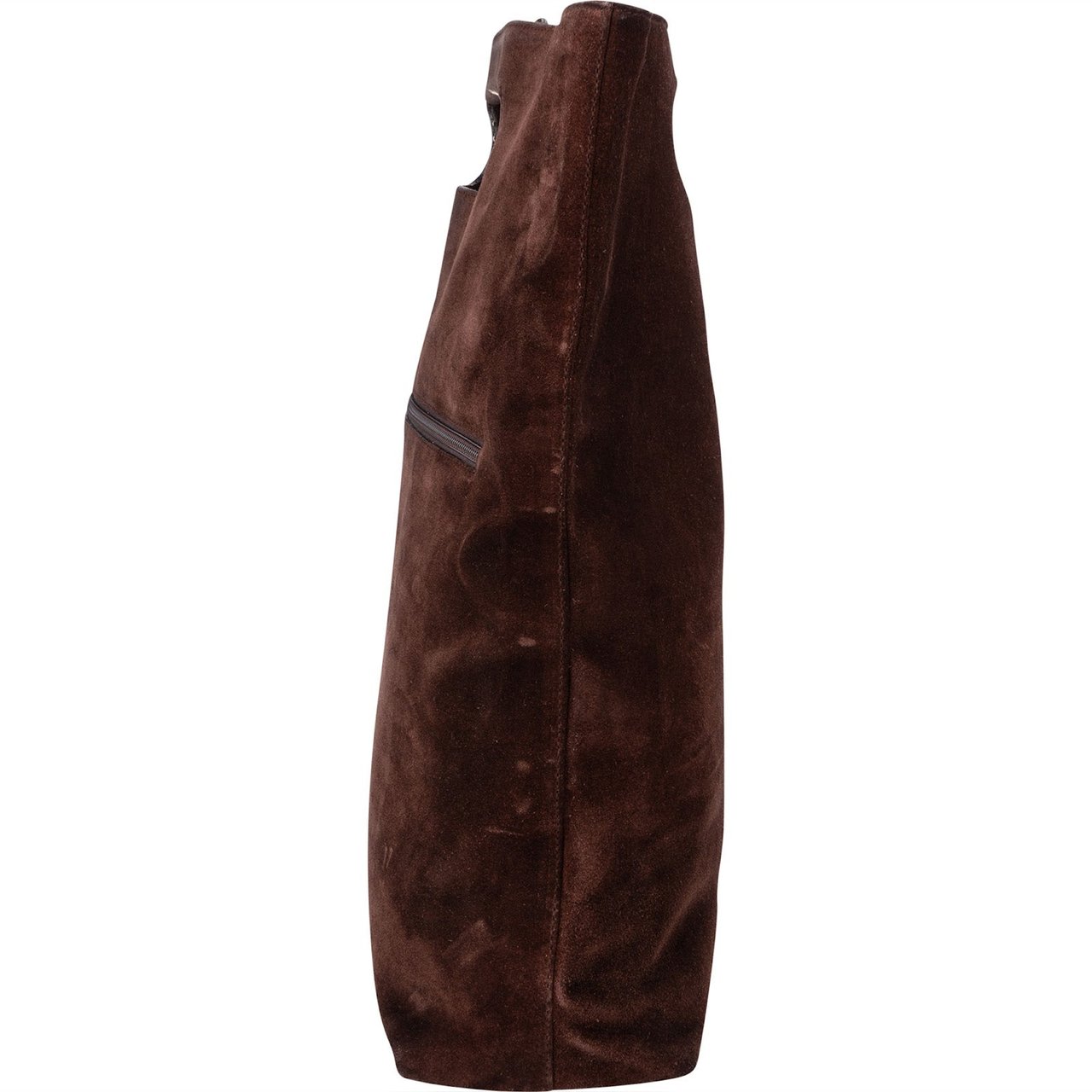 Gucci Suede Shopping Tote Handbag Bruin