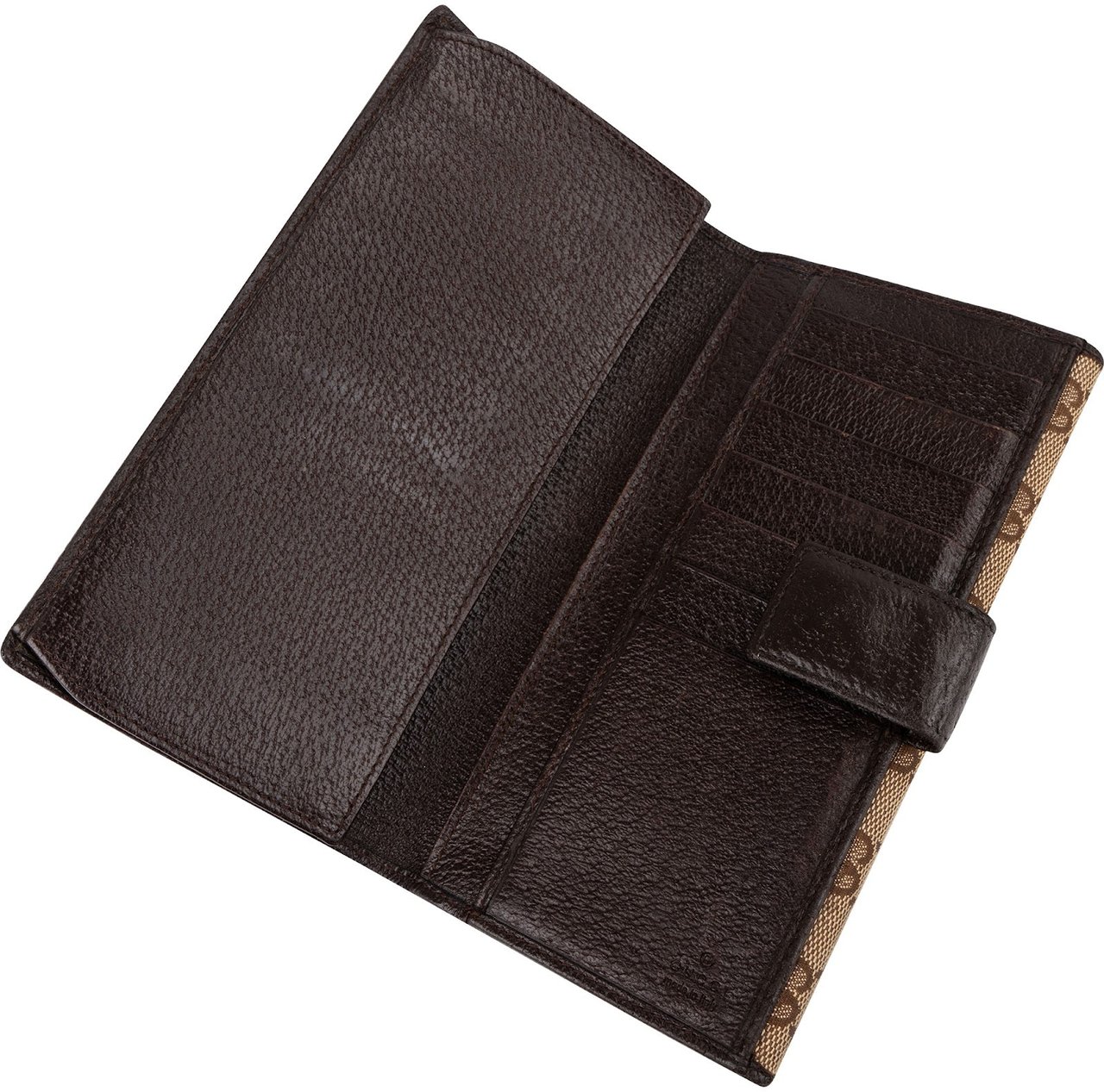 Gucci Monogram GG Canvas Continental Wallet Beige