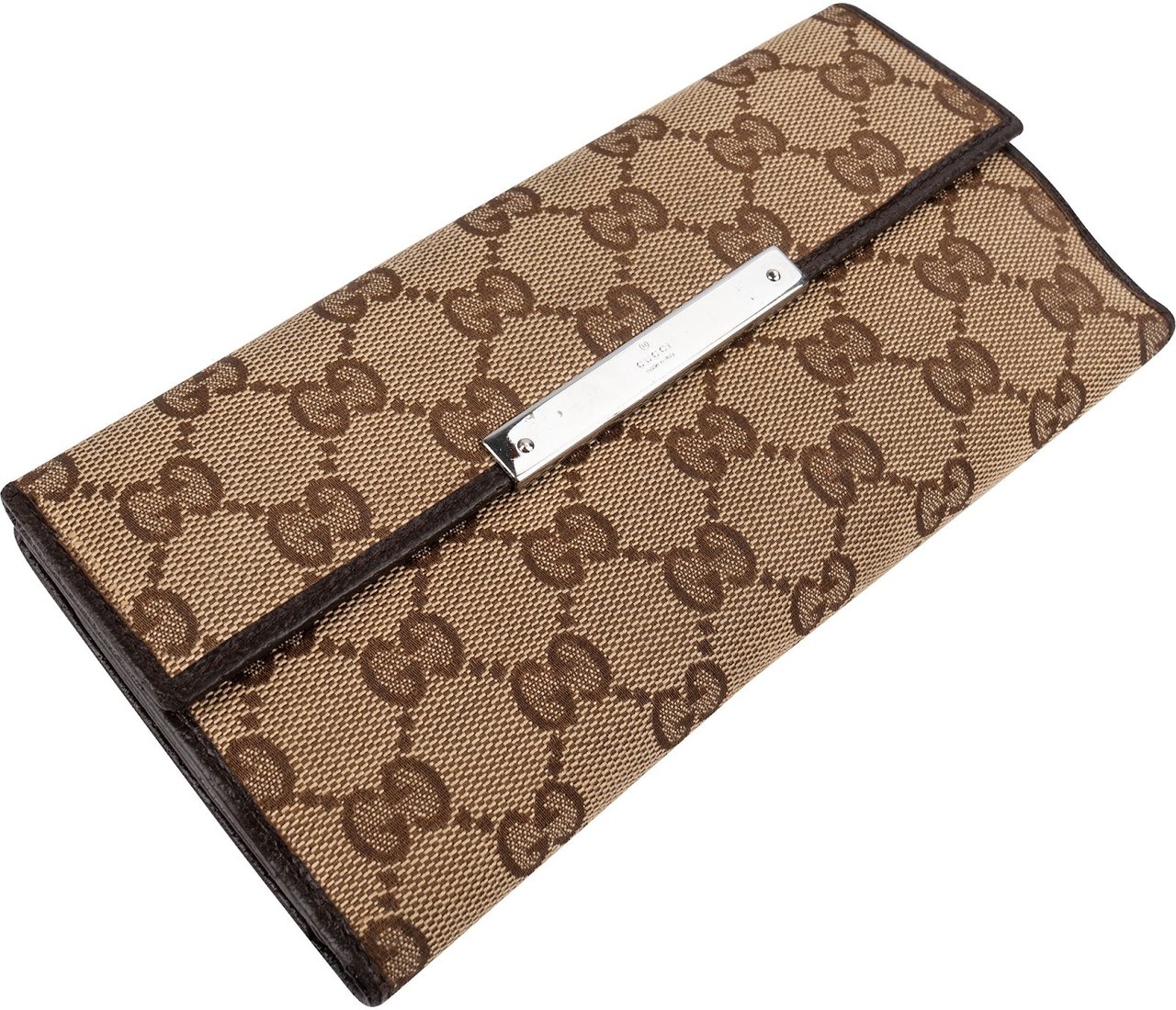 Gucci Monogram GG Canvas Continental Wallet Beige