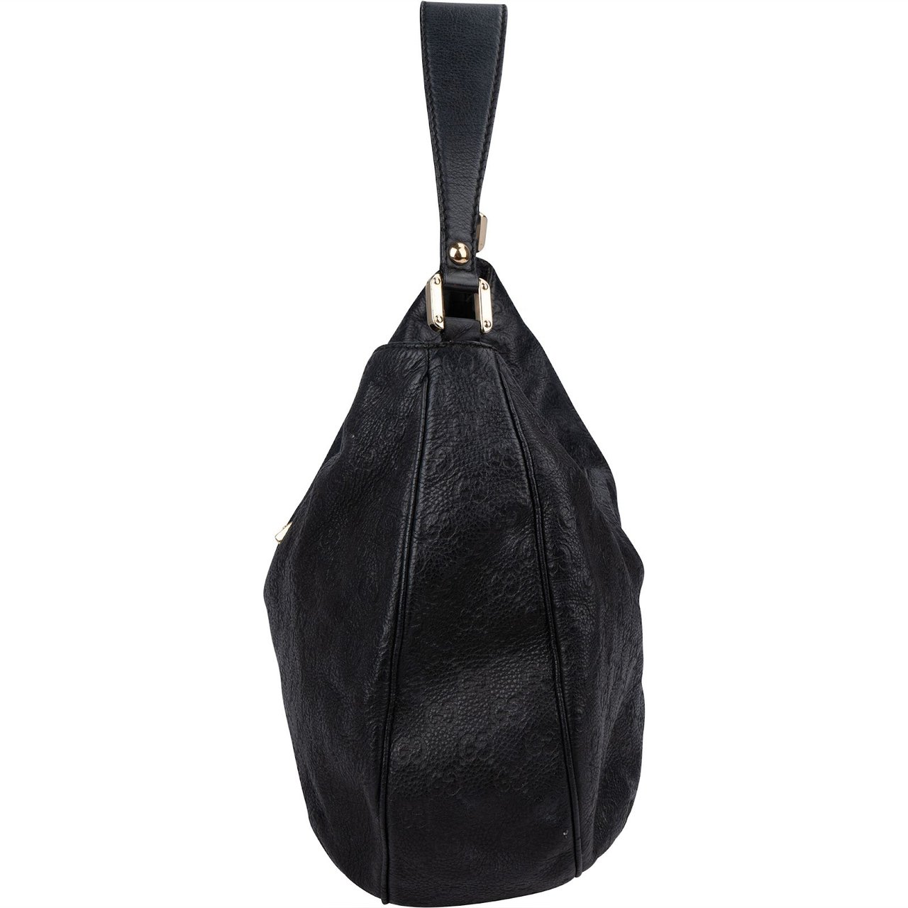 Gucci Guccissima Leather Hobo Shoulder Bag Blauw