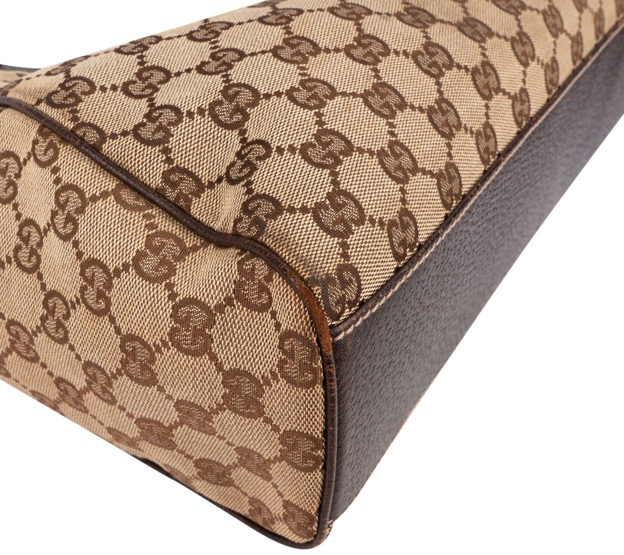Gucci Monogram GG Canvas Eclipse Shoulder Bag Beige
