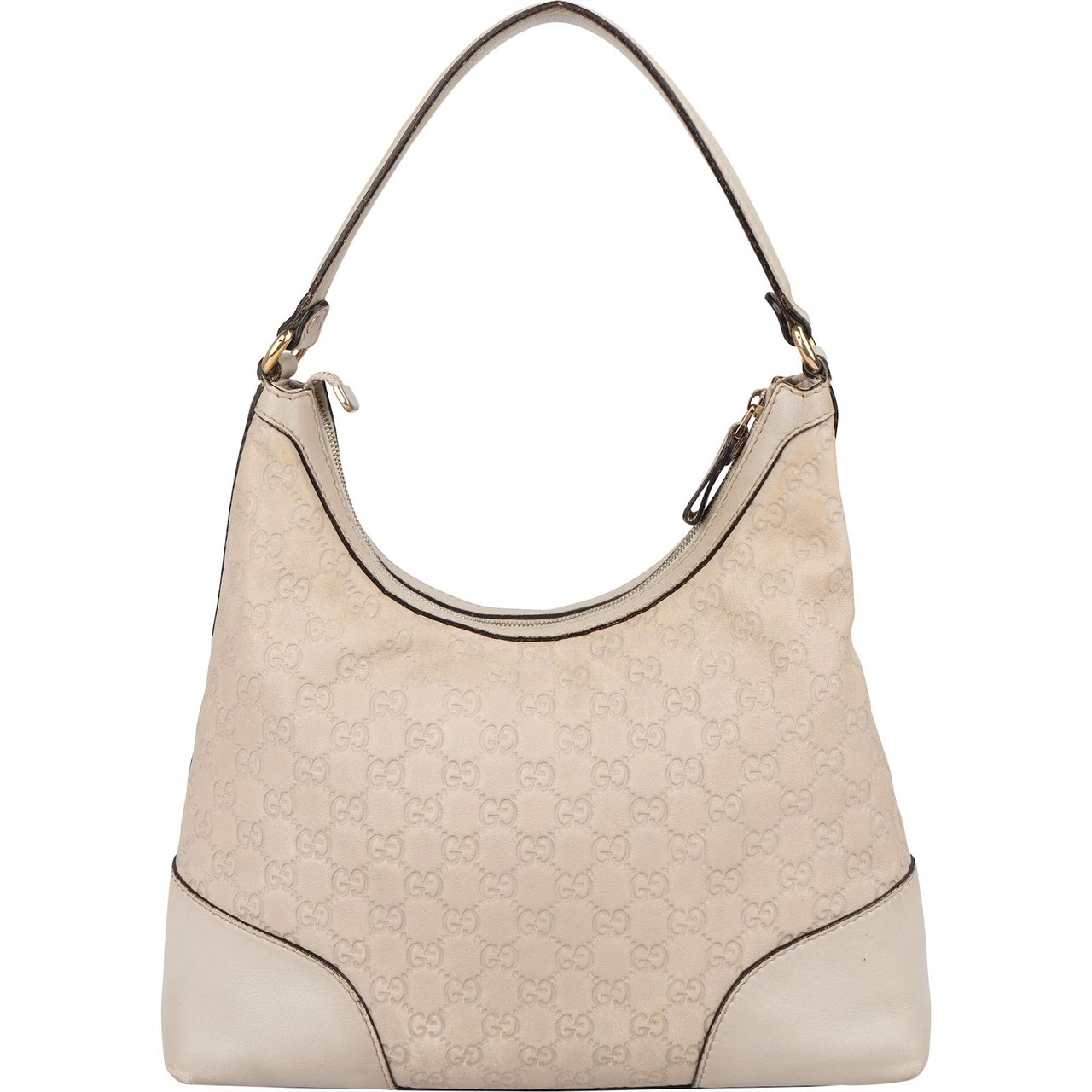 Gucci Guccissima Lovely Heart Hobo Shoulder Bag Wit