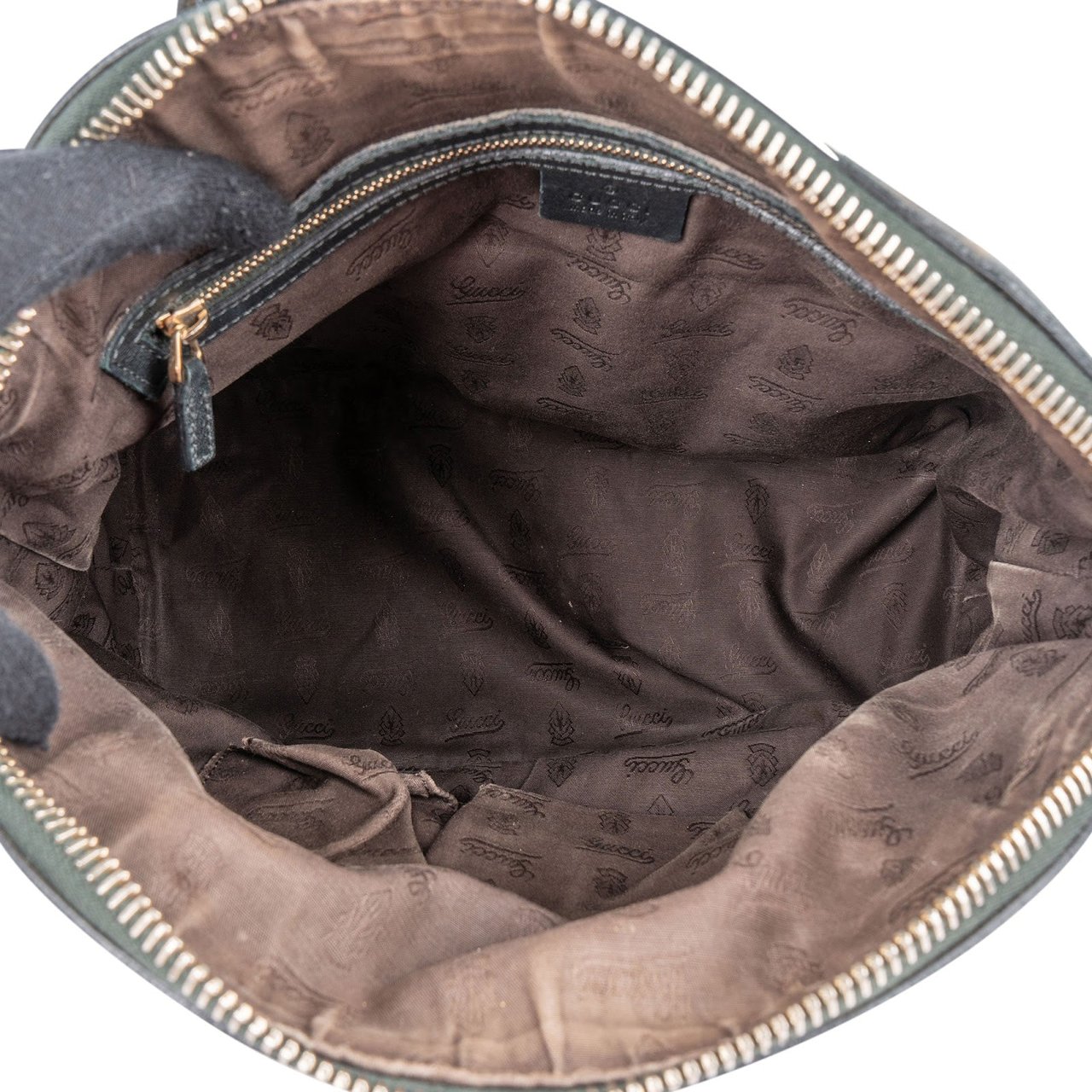 Gucci Black Guccissima Leather Handbag Zwart