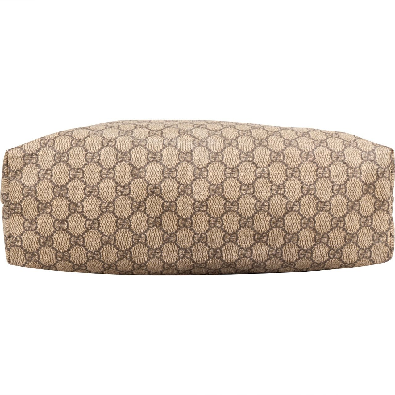 Gucci Monogram GG Supreme Web Tote Handbag Beige