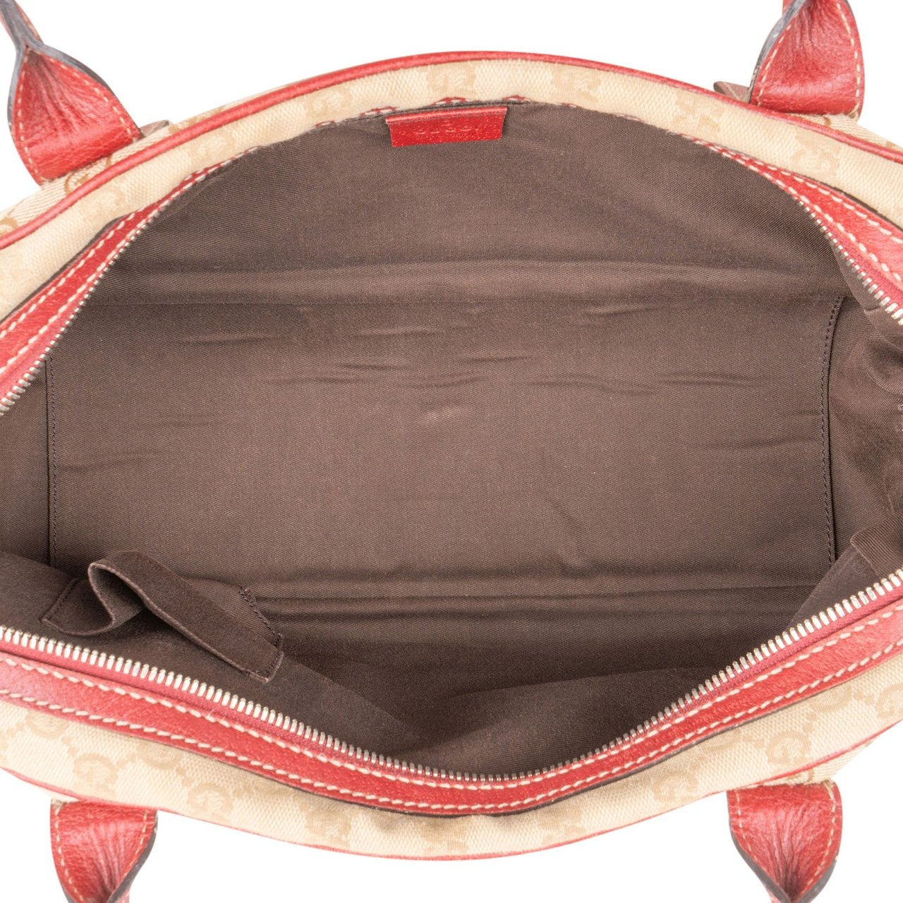 Gucci Monogram GG Canvas Princy East West Shoulder Bag Beige