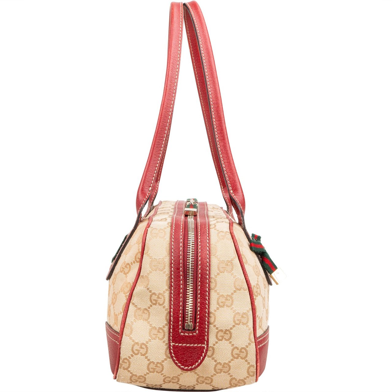 Gucci Monogram GG Canvas Princy East West Shoulder Bag Beige