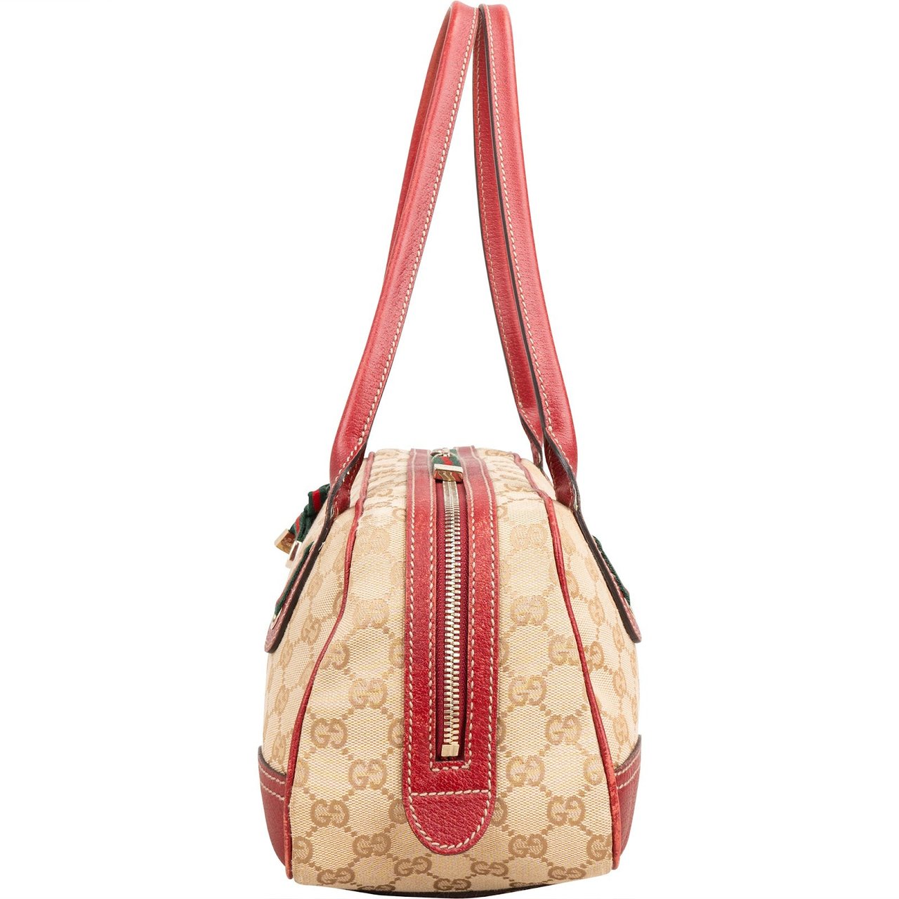 Gucci Monogram GG Canvas Princy East West Shoulder Bag Beige