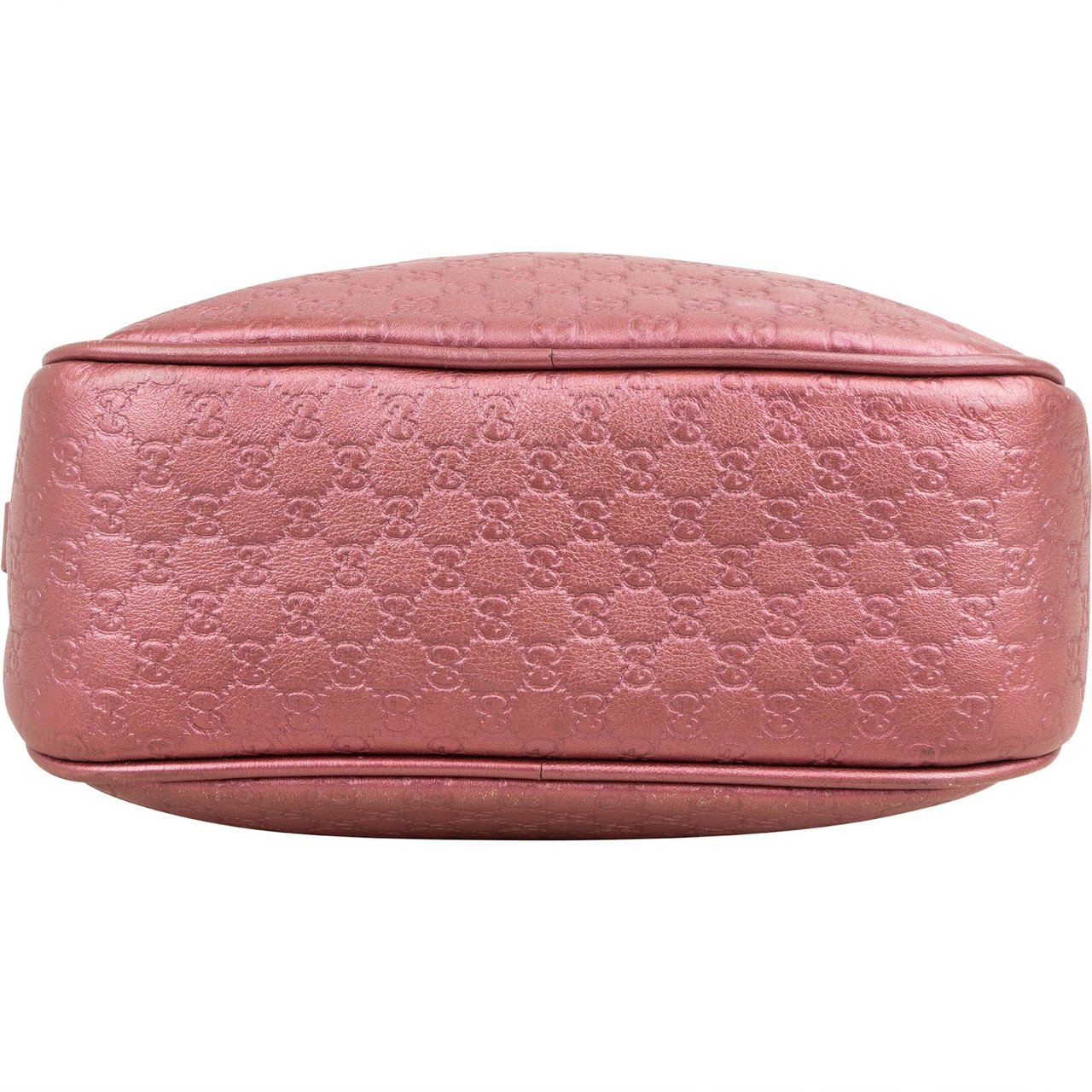 Gucci Microguccissima Metallic Leather Bamboo Tassel Camera Crossbody Bag Rood
