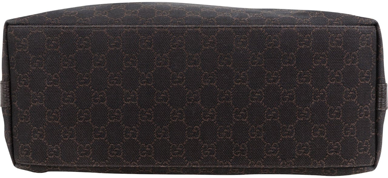 Gucci Monogram GG Canvas Hobo Shoulder Bag Bruin