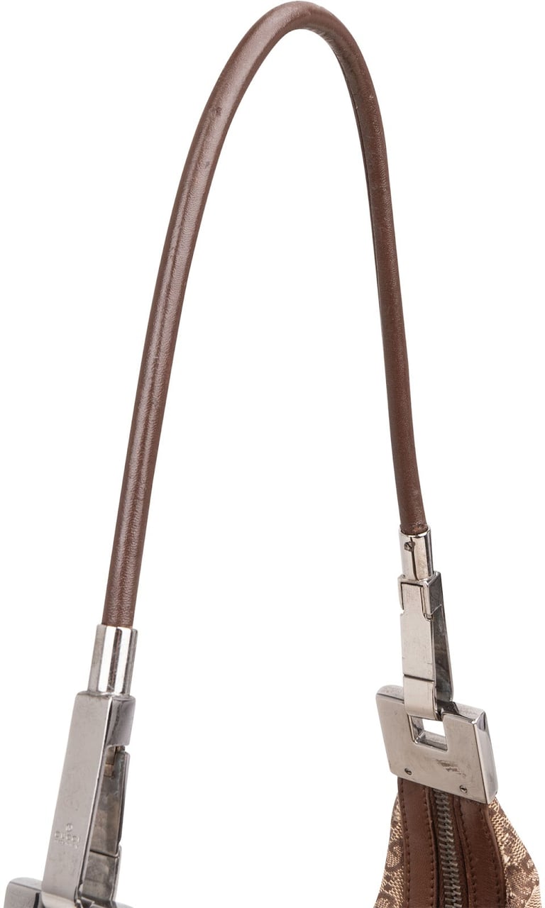 Gucci Monogram GG Canvas Eclipse Shoulder Bag Beige