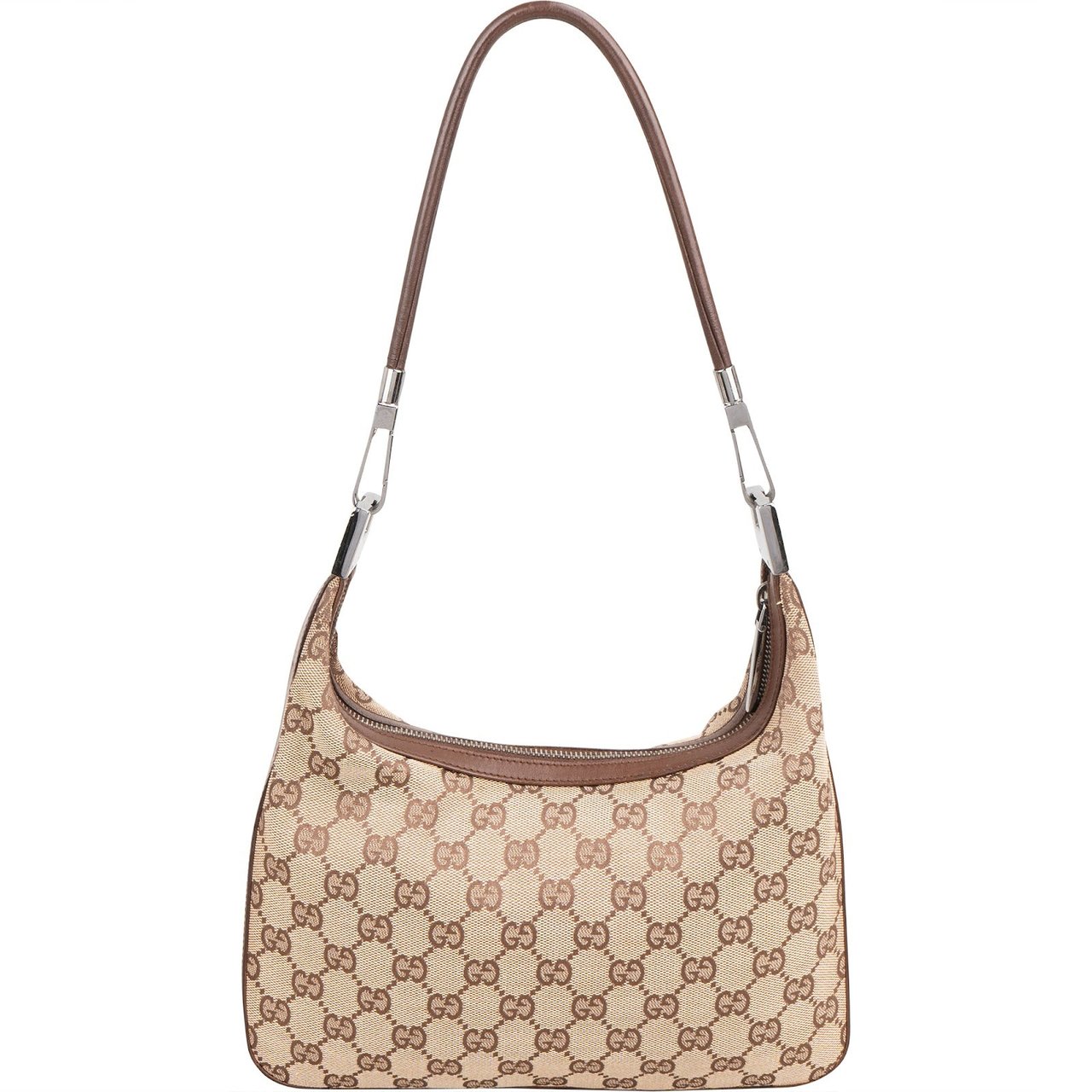 Gucci Monogram GG Canvas Eclipse Shoulder Bag Beige