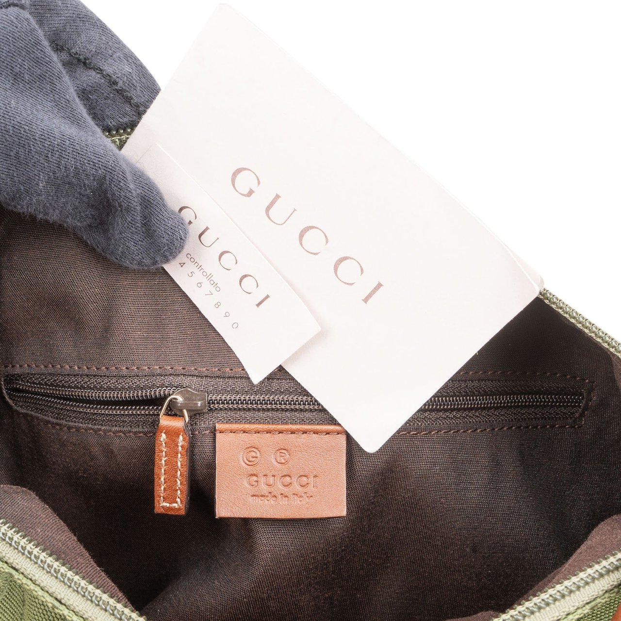 Gucci Monogram GG Canvas Hobo Shoulder Bag Divers