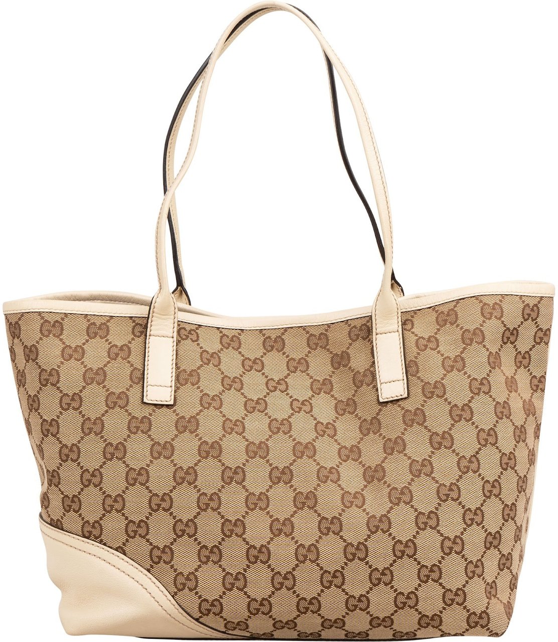 Gucci Monogram GG Canvas Shoulder Bag Beige