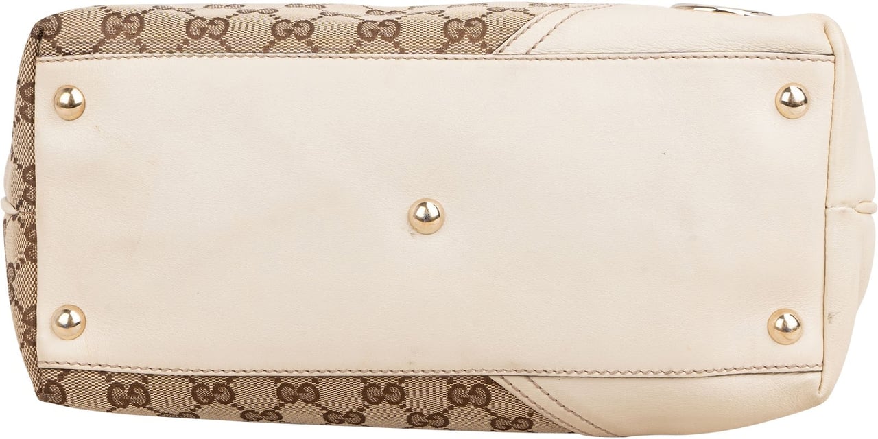 Gucci Monogram GG Canvas Shoulder Bag Beige