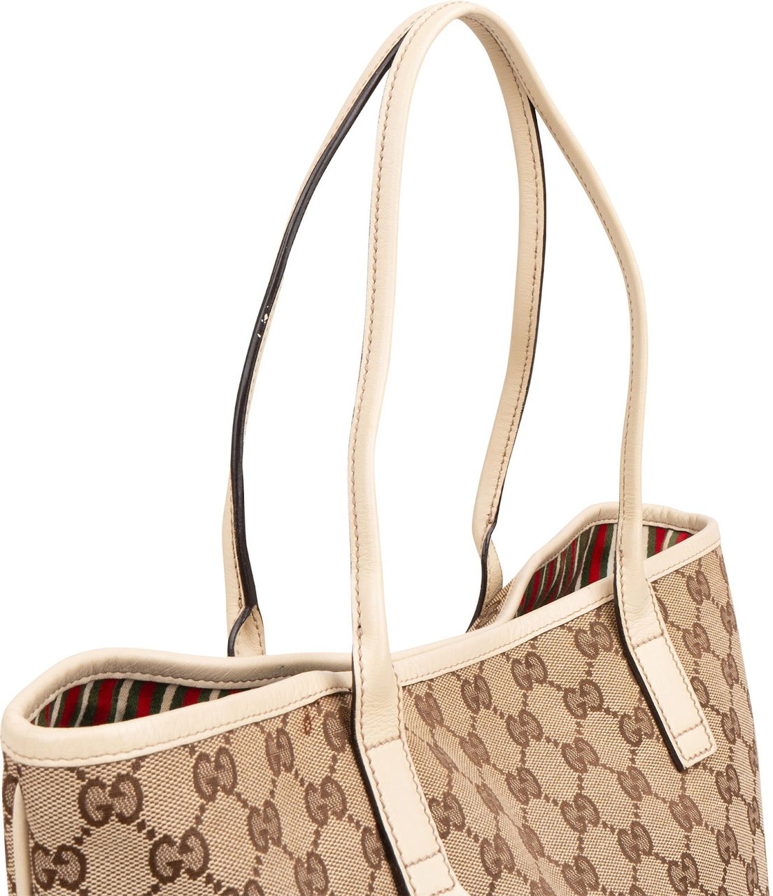 Gucci Monogram GG Canvas Shoulder Bag Beige