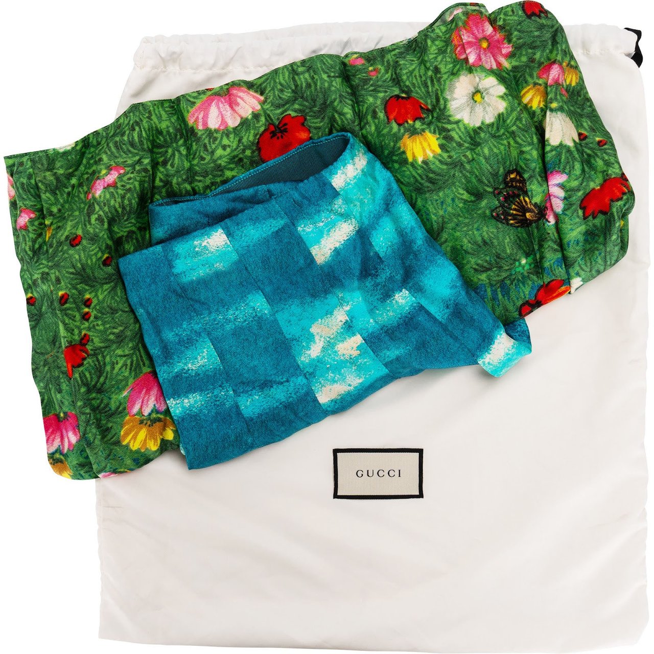 Gucci Multicolor Vita Garden Print Silk Skirt (IT42) Divers
