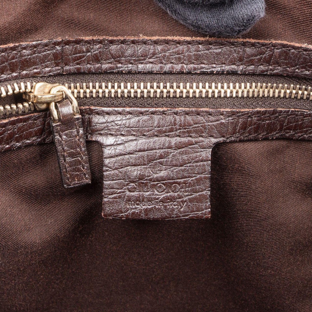 Gucci Monogram GG Canvas Horsebit Tote Shoulder Bag Beige