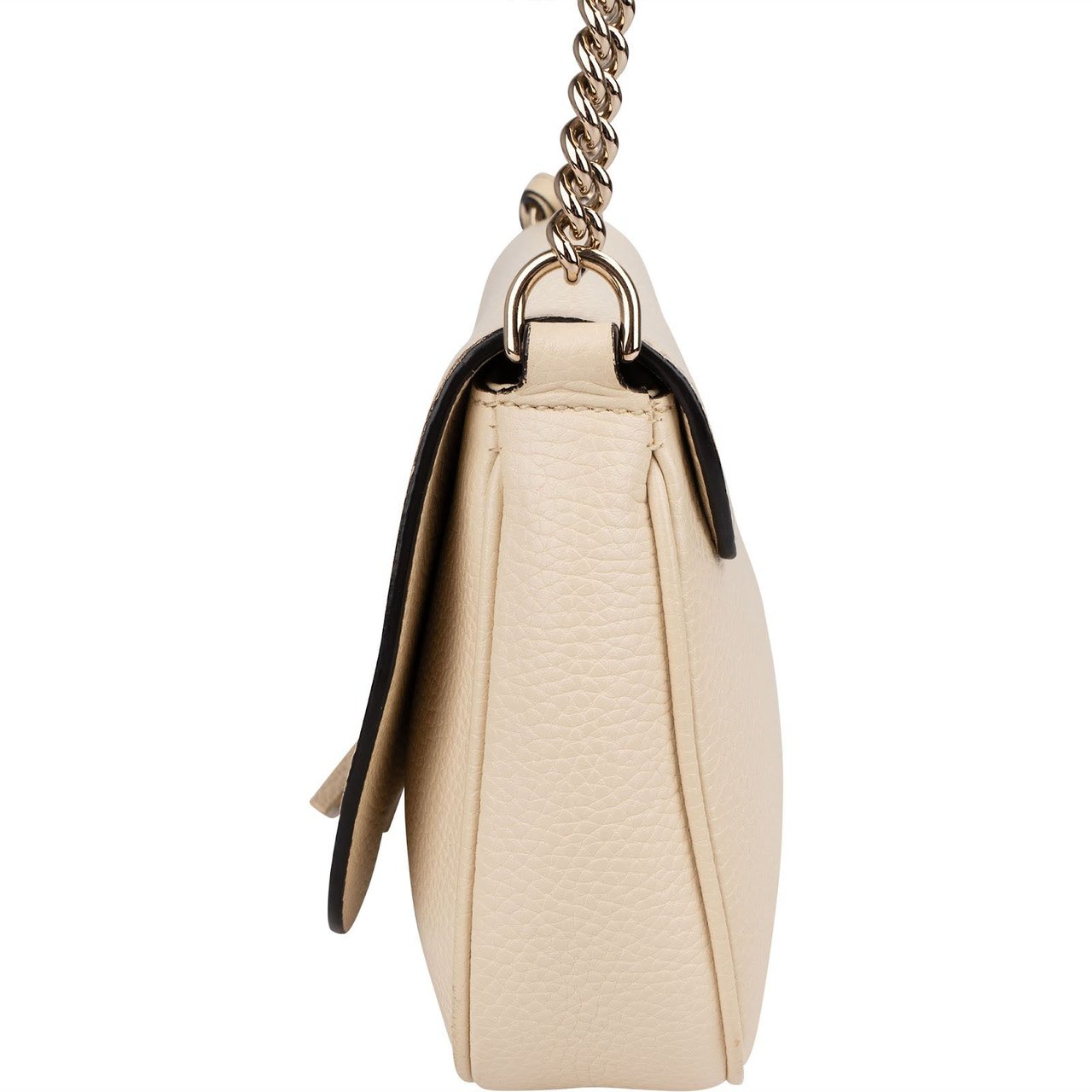Gucci Leather Soho Chain Shoulder Crossbody Bag Wit