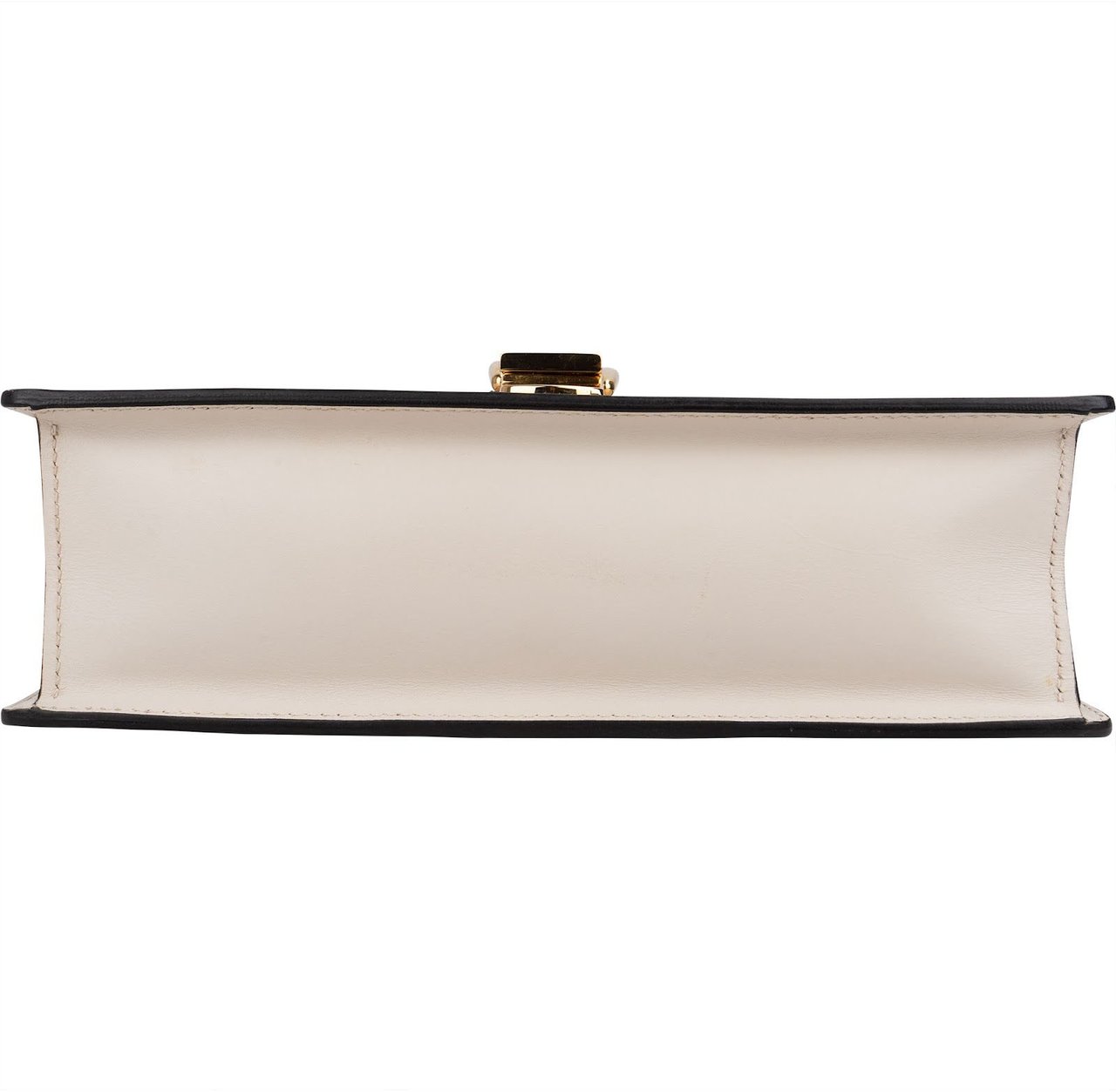 Gucci White Leather Sylvie Shoulder Bag Divers