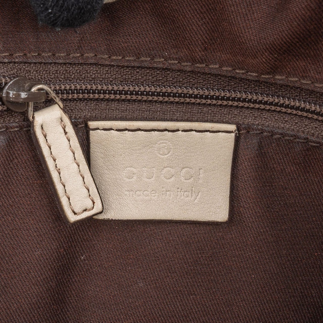 Gucci Monogram GG Canvas Sukey Handbag Beige