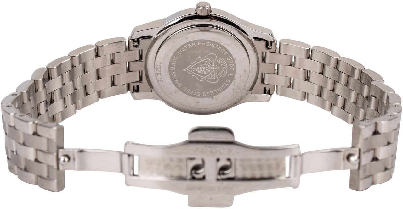 Gucci Silver Tone 5500L Women Watch Divers