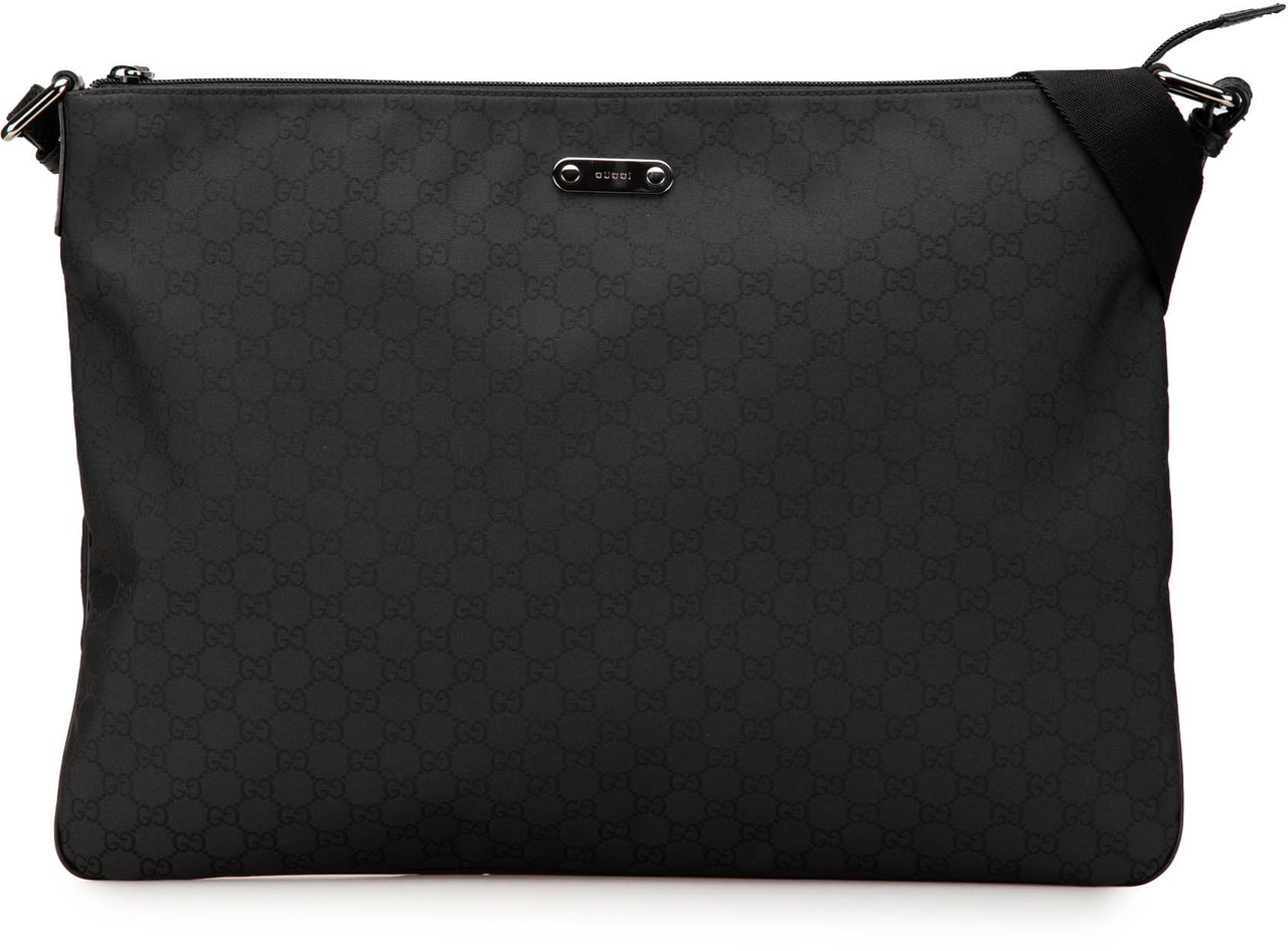 Gucci GG Nylon Crossbody Zwart