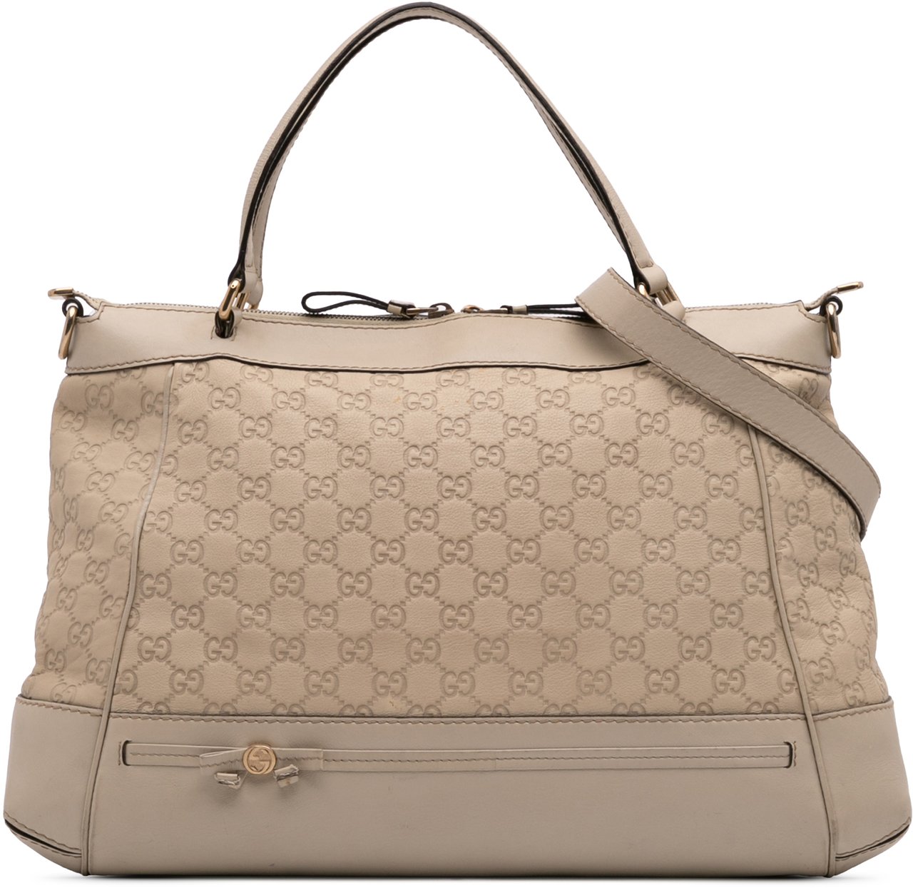 Gucci Guccissima Mayfair Satchel Bruin
