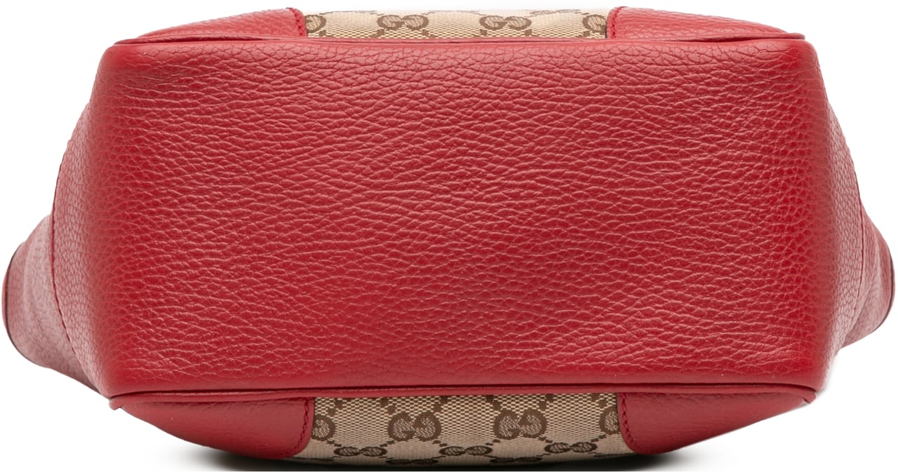 Gucci Small GG Canvas Bree Satchel Bruin