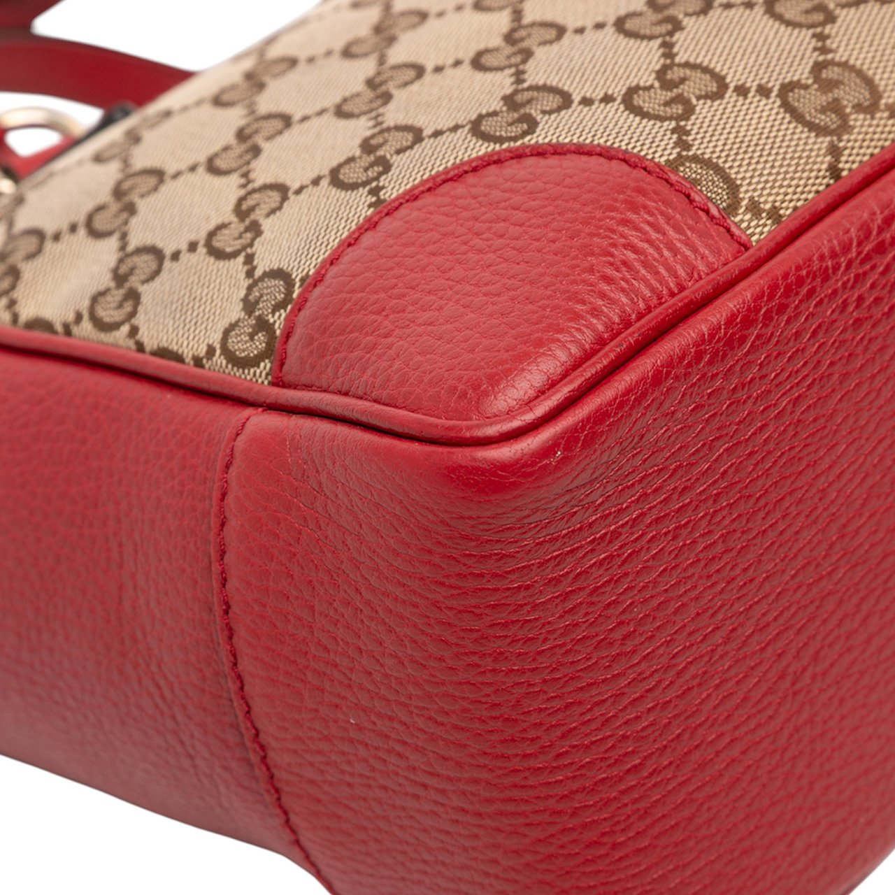 Gucci Small GG Canvas Bree Satchel Bruin