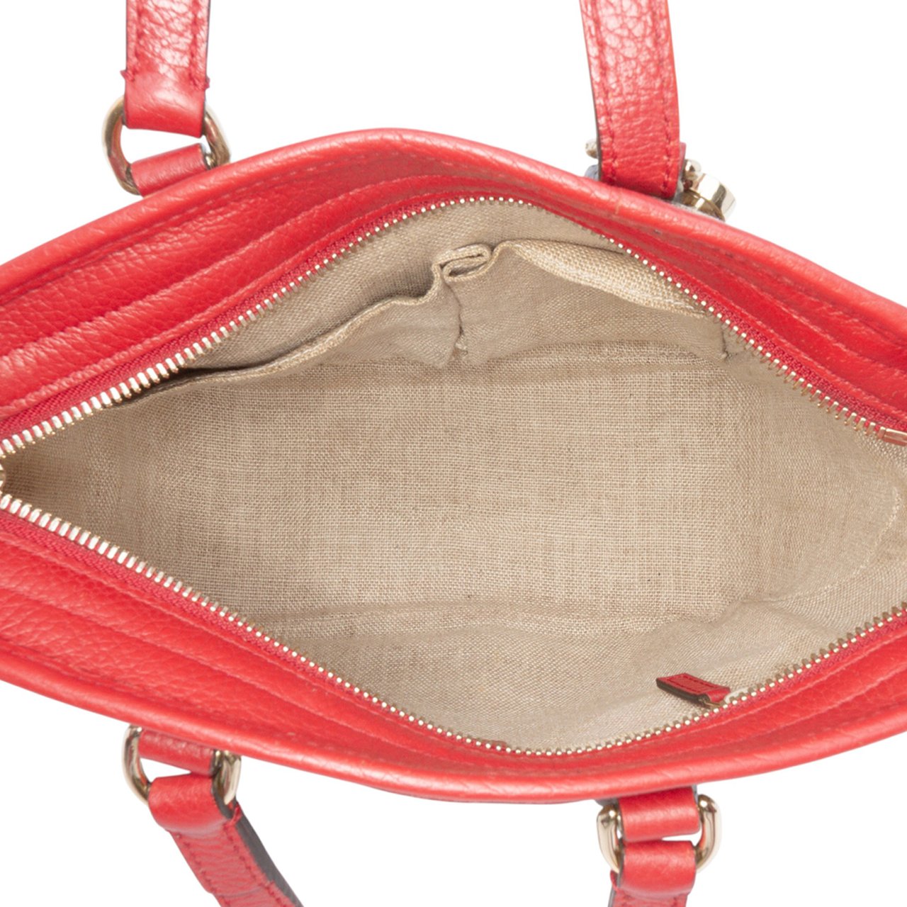 Gucci Small GG Canvas Bree Satchel Bruin