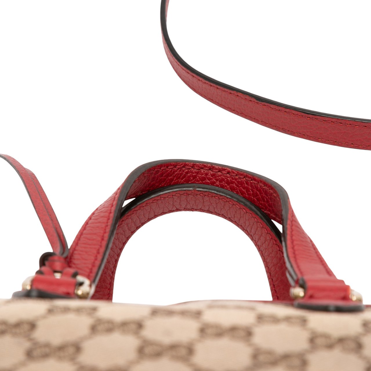 Gucci Small GG Canvas Bree Satchel Bruin