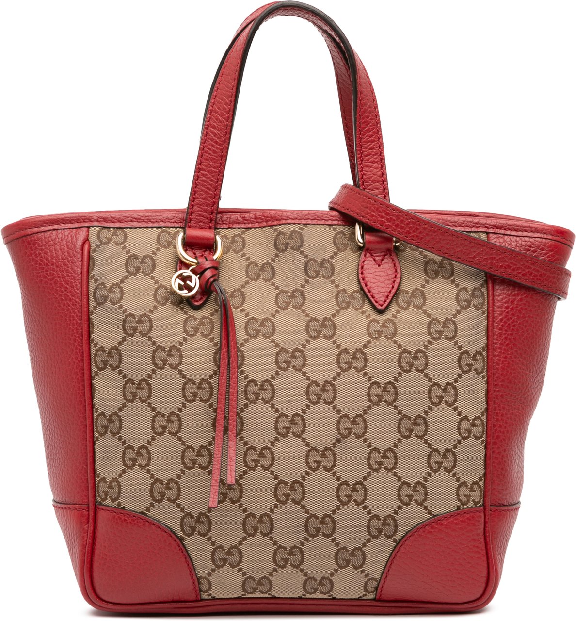 Gucci Small GG Canvas Bree Satchel Bruin