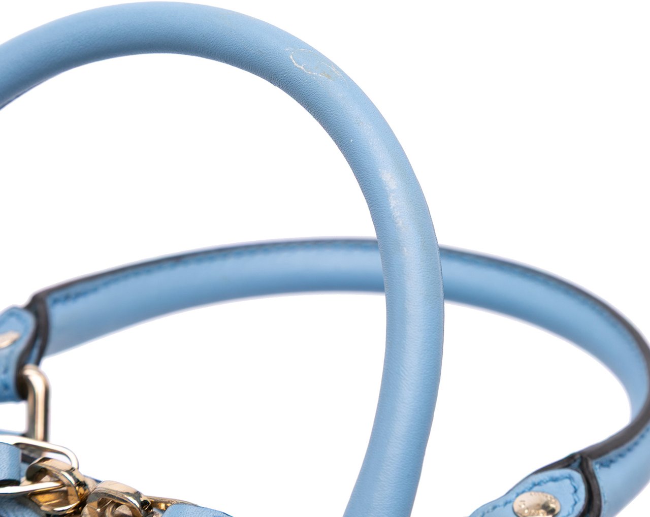 Gucci Mini Microguccissima Dome Satchel Blauw