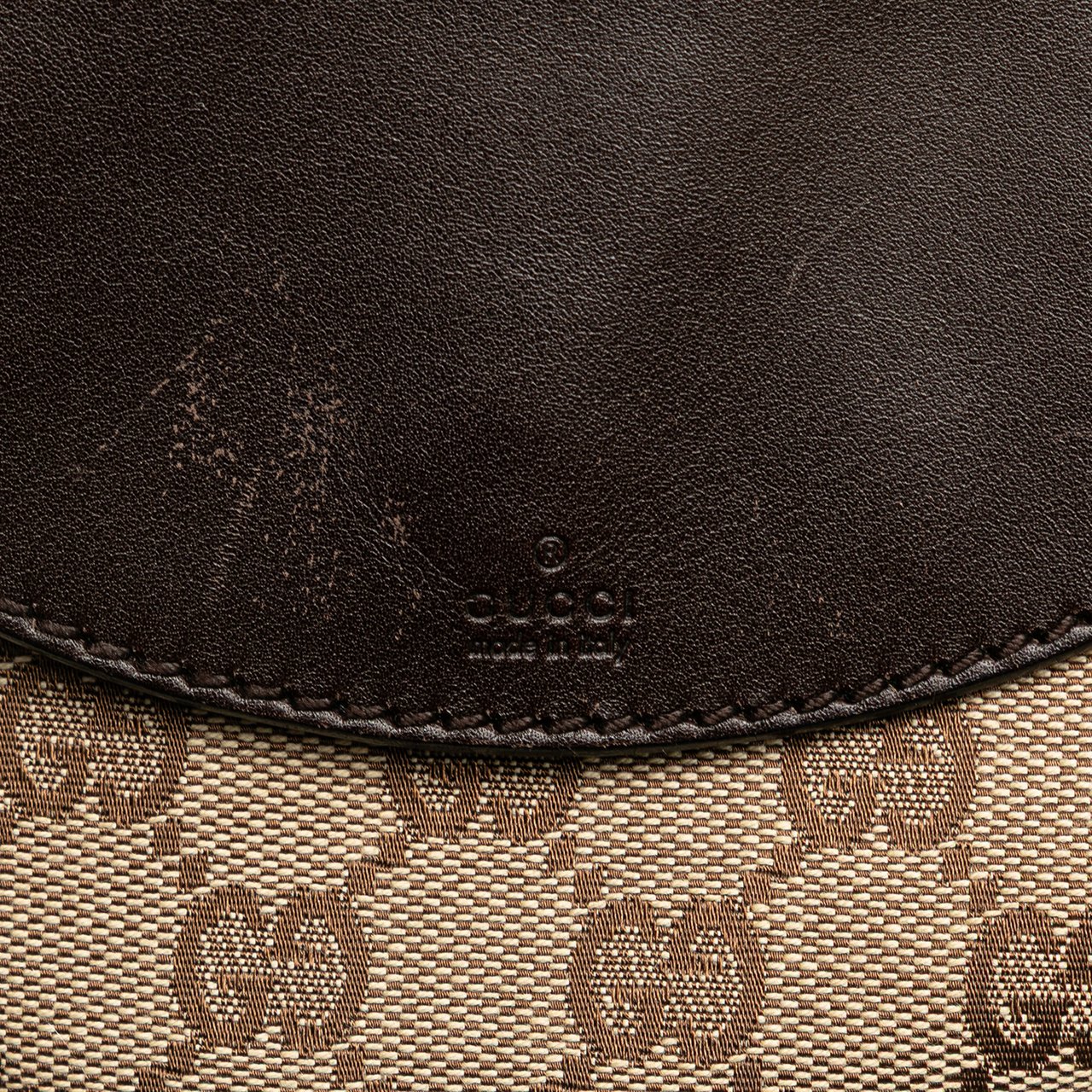 Gucci GG Canvas Belt Bag Bruin