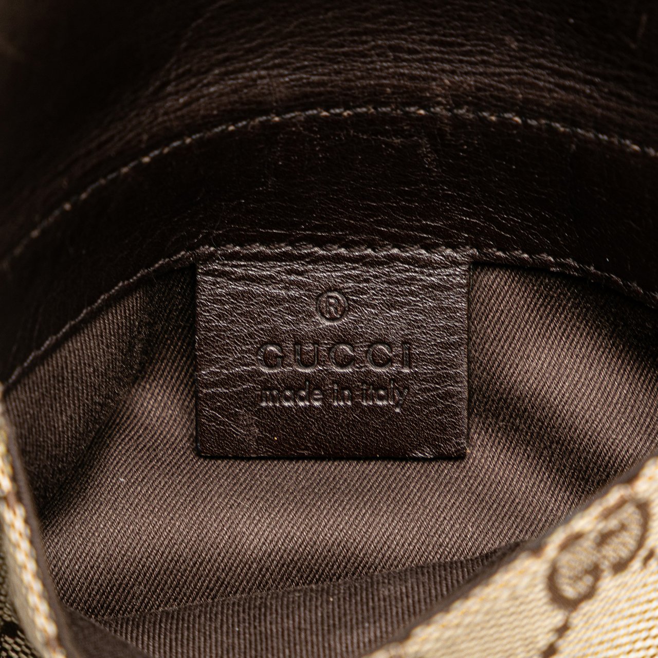 Gucci GG Canvas Belt Bag Bruin