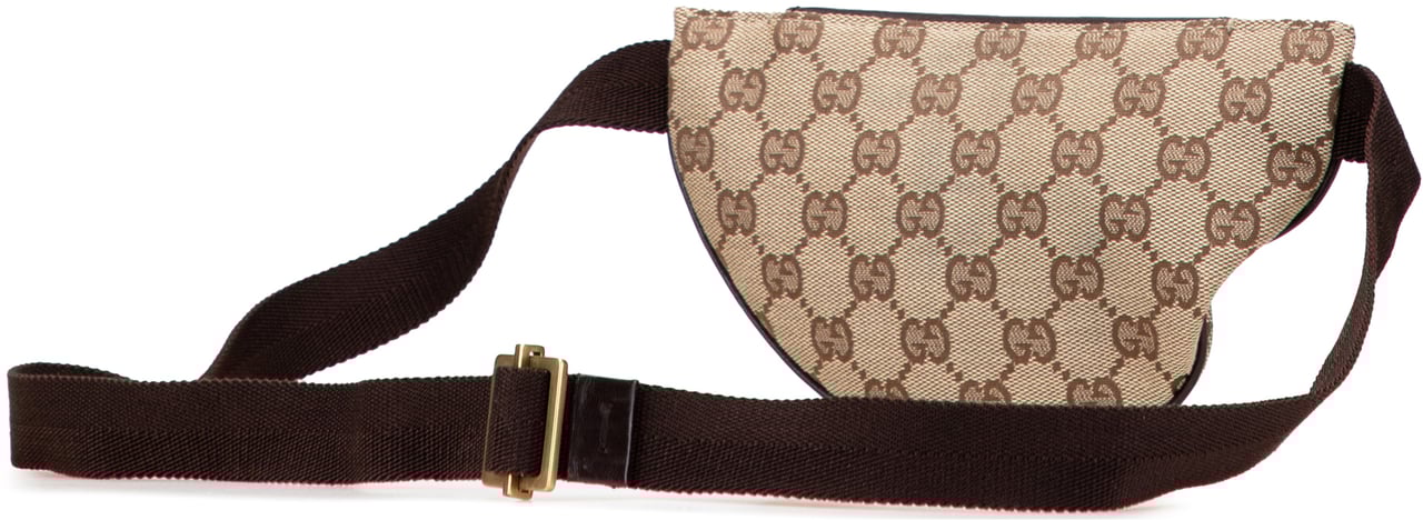 Gucci GG Canvas Belt Bag Bruin
