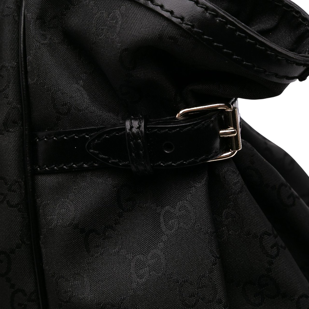 Gucci GG Nylon Full Moon Tote Zwart