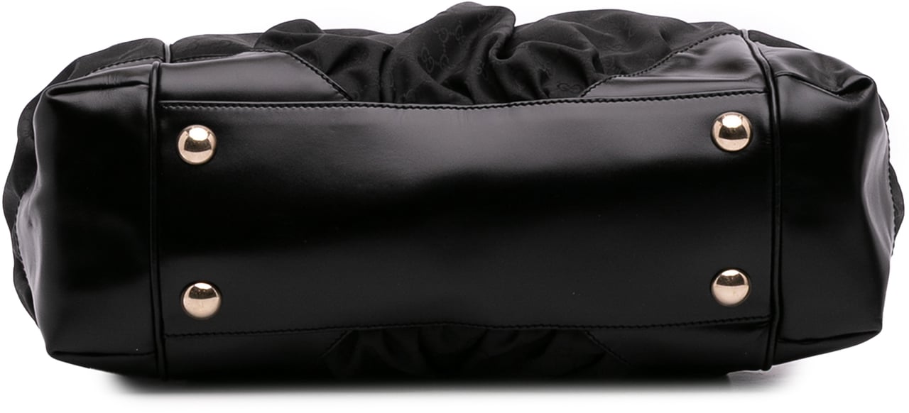 Gucci GG Nylon Full Moon Tote Zwart