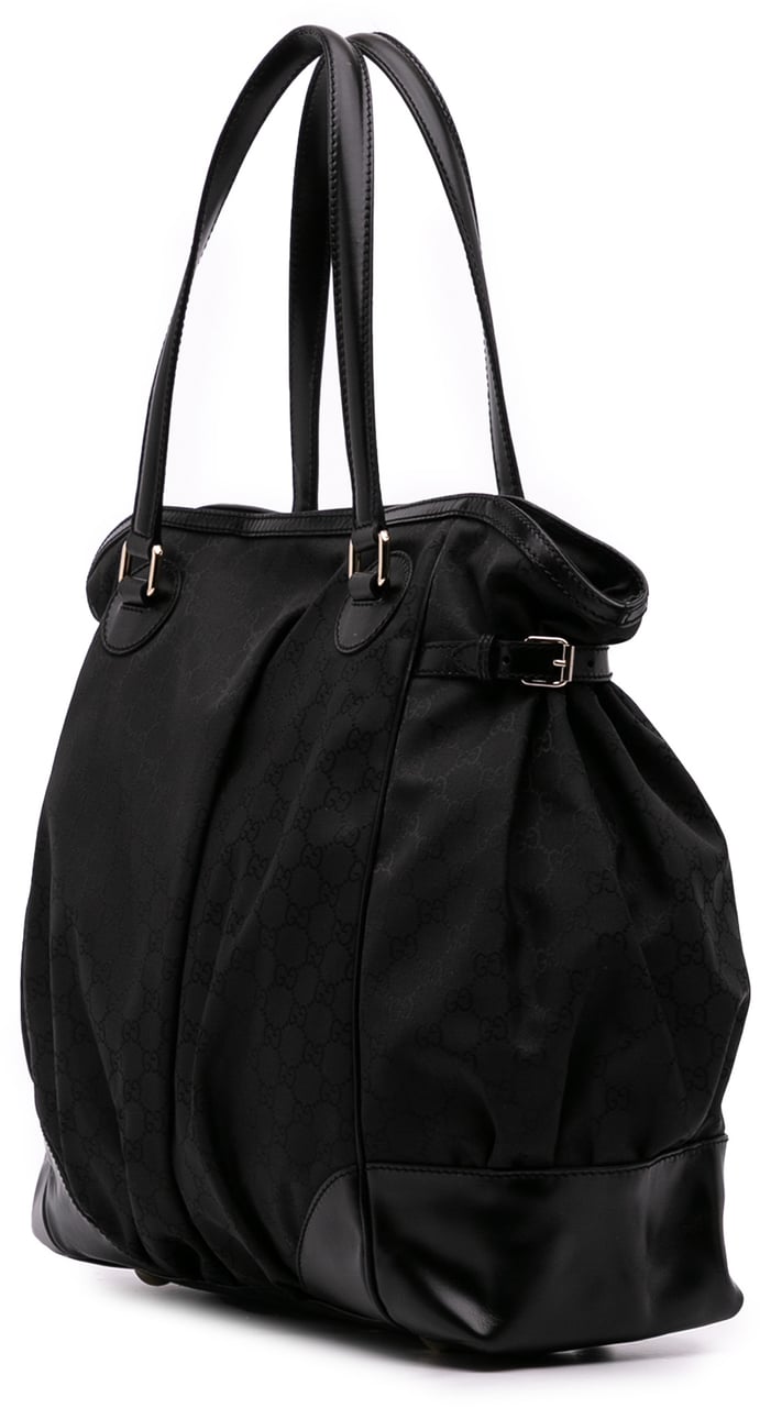 Gucci GG Nylon Full Moon Tote Zwart