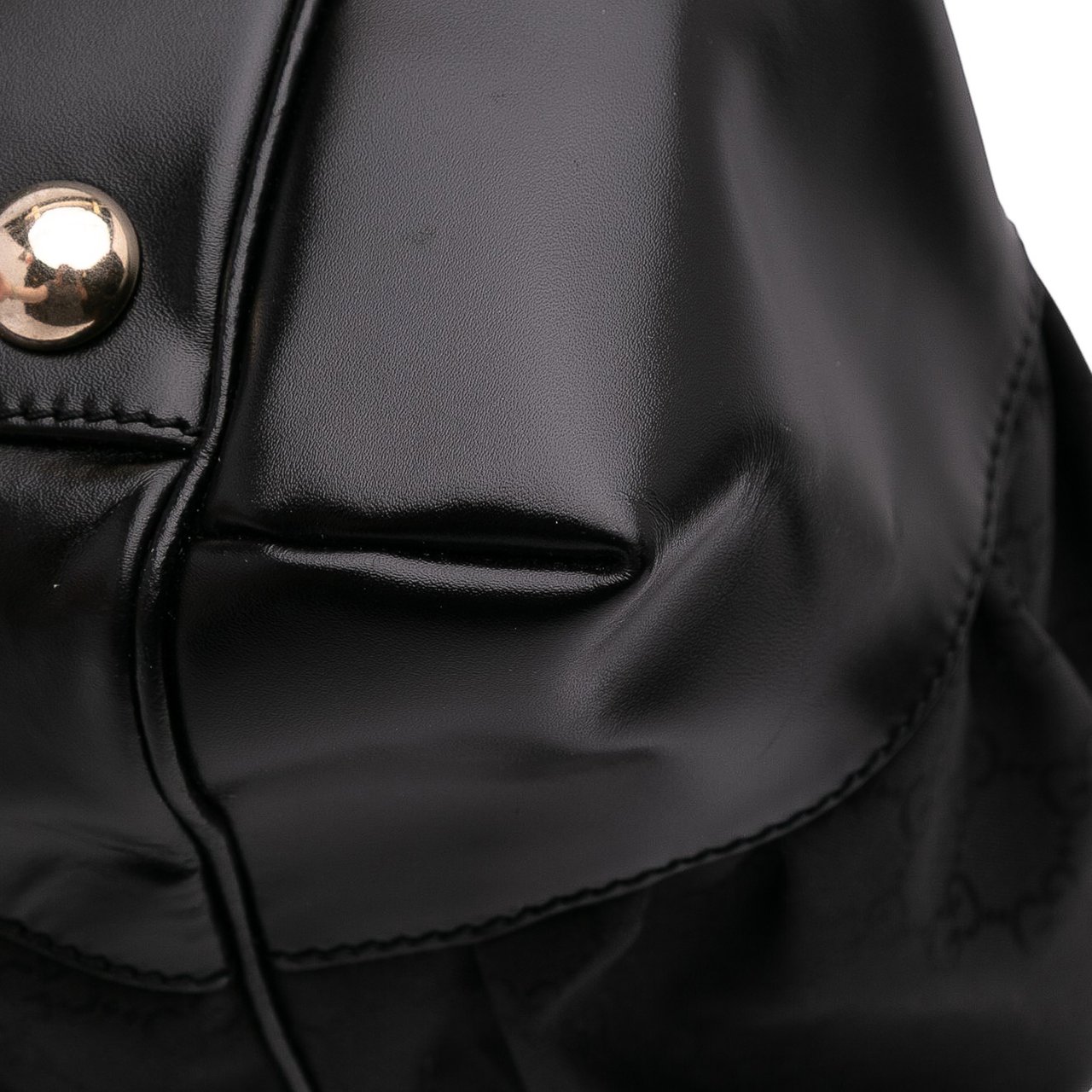 Gucci GG Nylon Full Moon Tote Zwart