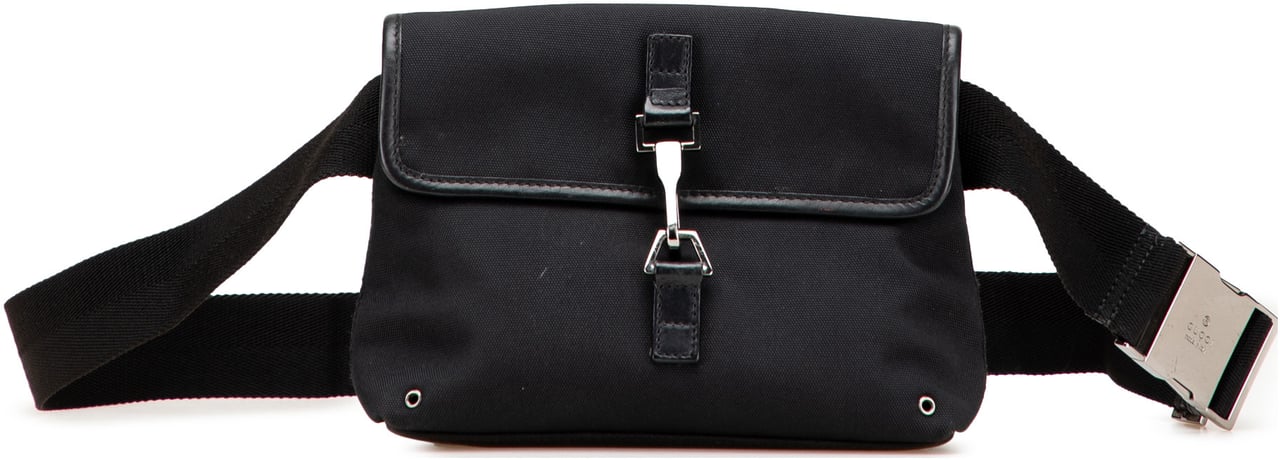 Gucci GG Canvas Jackie Belt Bag Zwart