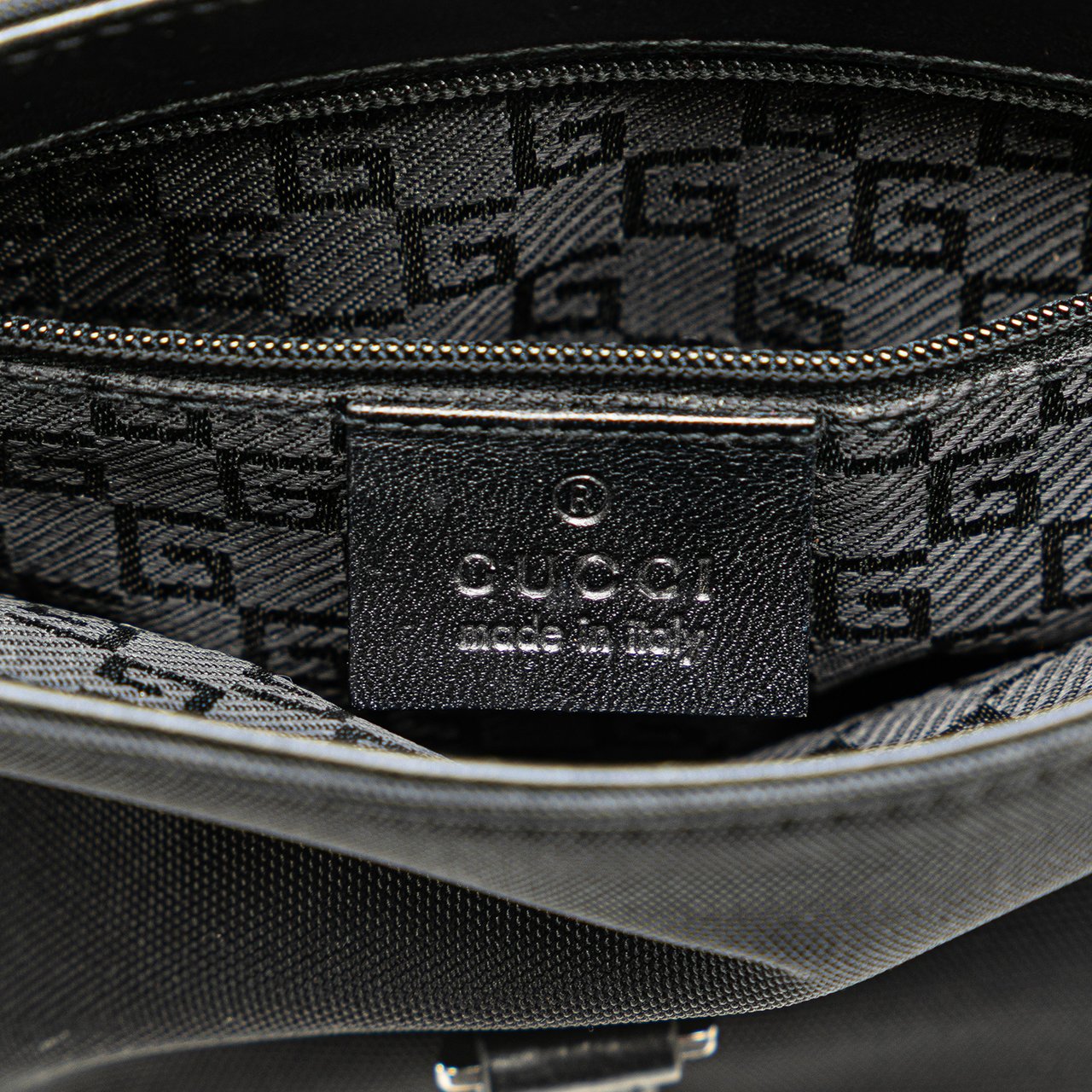 Gucci GG Canvas Jackie Belt Bag Zwart