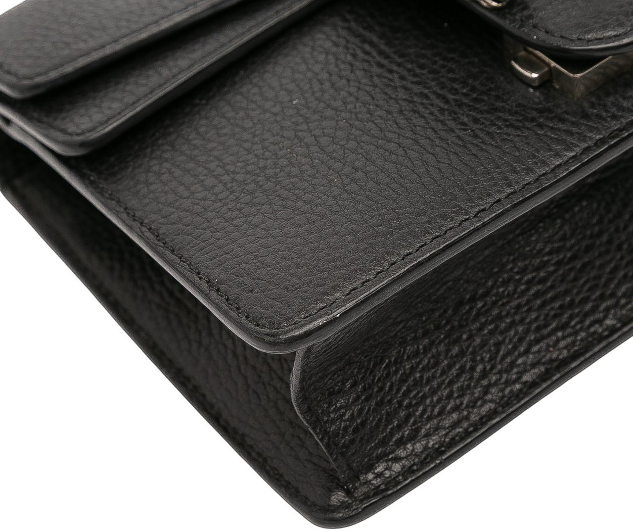 Gucci Small Leather Dionysus  Crossbody Zwart