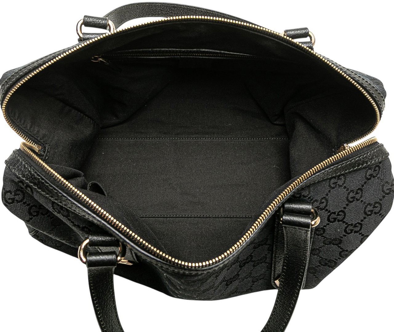 Gucci GG Canvas Charmy Shoulder Bag Zwart