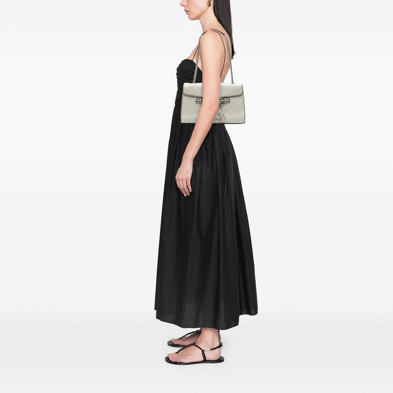 Gucci Medium Guccissima Emily Shoulder Bag Wit