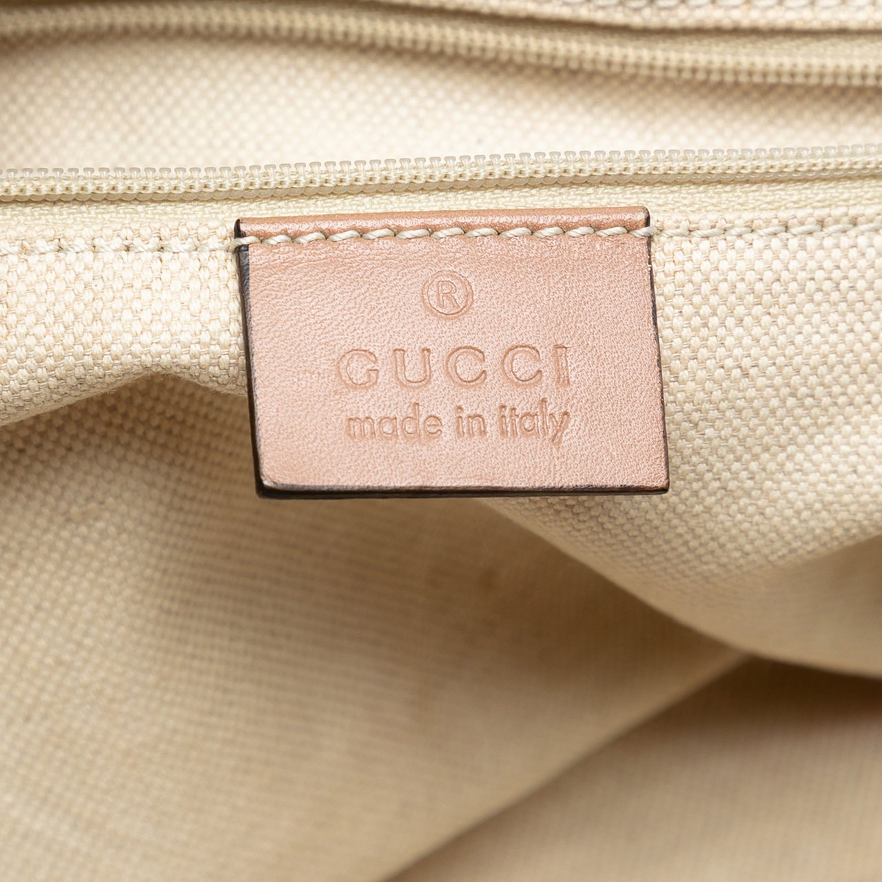 Gucci Diamante Canvas Sukey Satchel Bruin