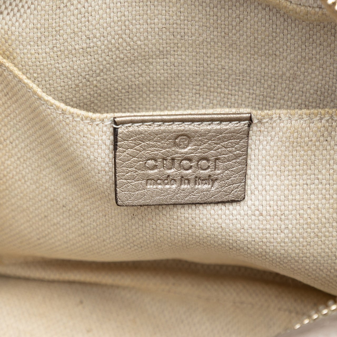 Gucci Leather Soho Disco Crossbody Goud