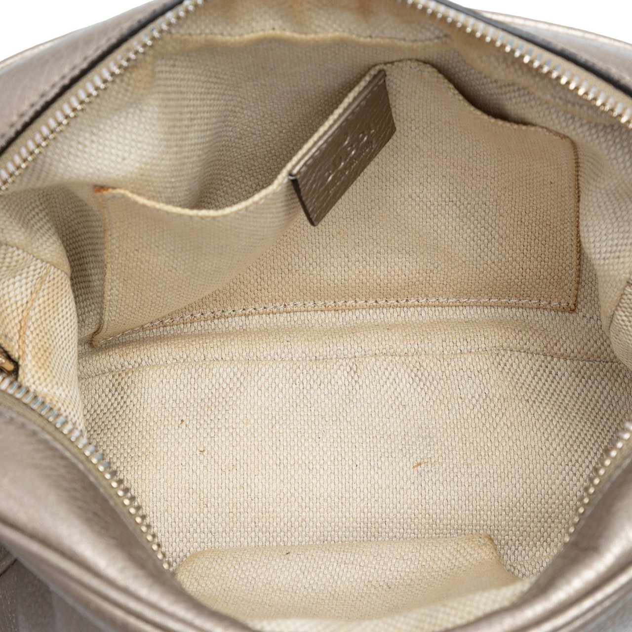 Gucci Leather Soho Disco Crossbody Goud