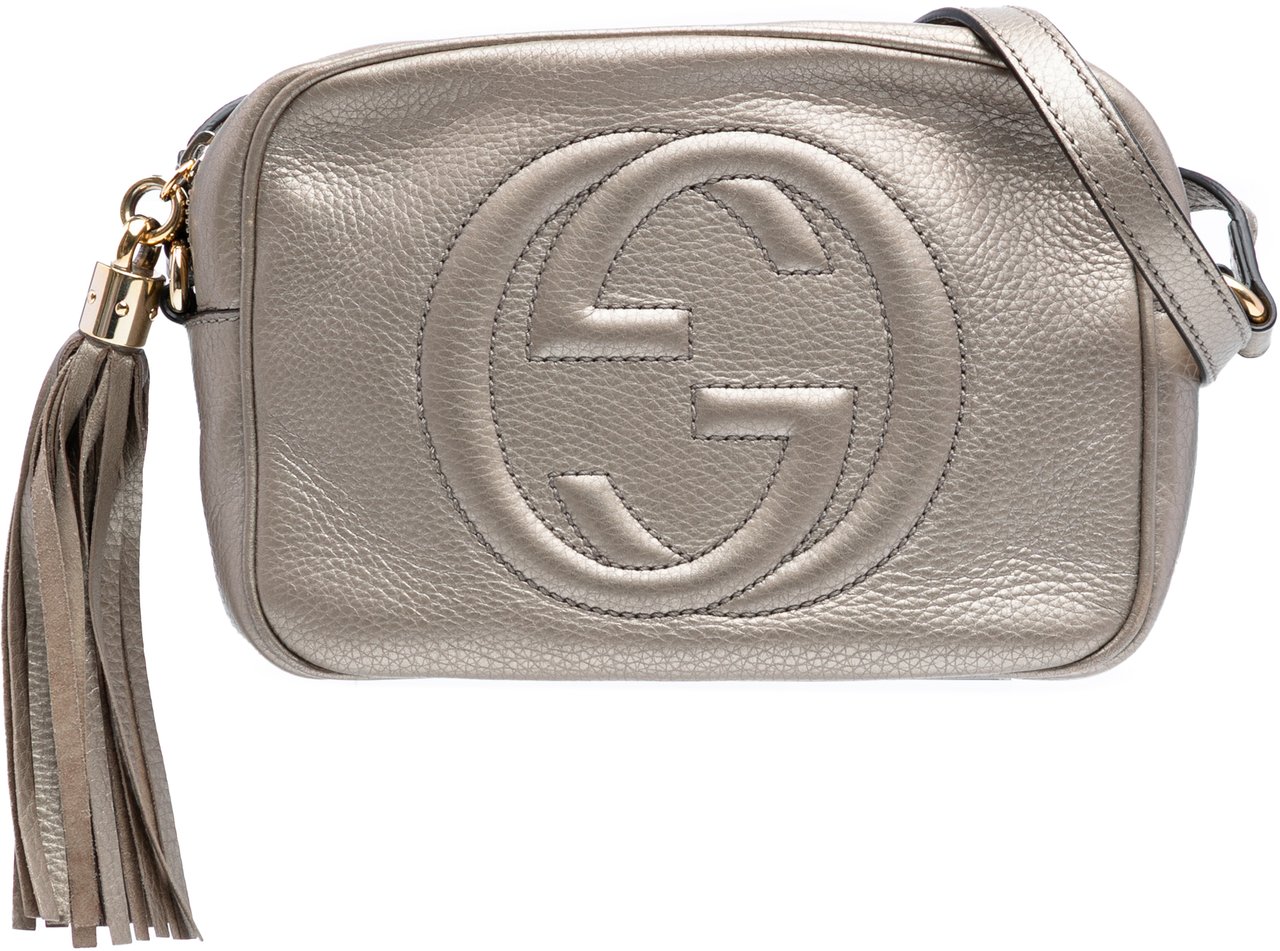Gucci Leather Soho Disco Crossbody Goud